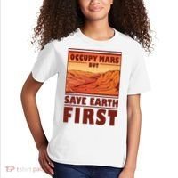 Occupy Mars But Save Earth First Kids T-Shirt thumb 2