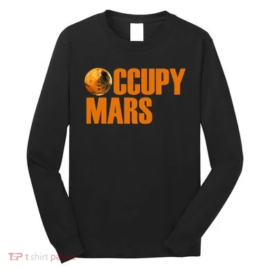 Occupy Mars Space Long Sleeve Shirt