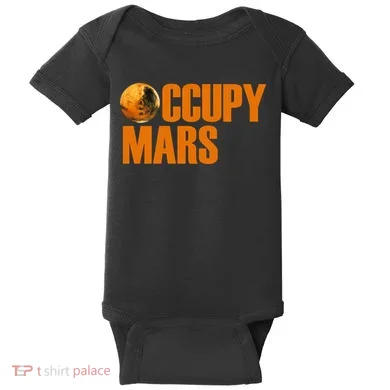 Occupy Mars Space Baby Bodysuit
