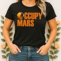 Occupy Mars Space Women's T-Shirt thumb 2