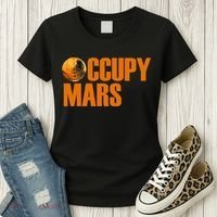 Occupy Mars Space Women's T-Shirt thumb 3