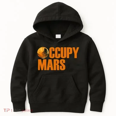 Occupy Mars Space Kids Hoodie