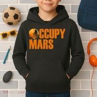 Occupy Mars Space Kids Hoodie thumb 2