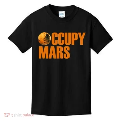 Occupy Mars Space Kids T-Shirt