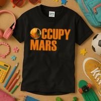 Occupy Mars Space Kids T-Shirt thumb 3