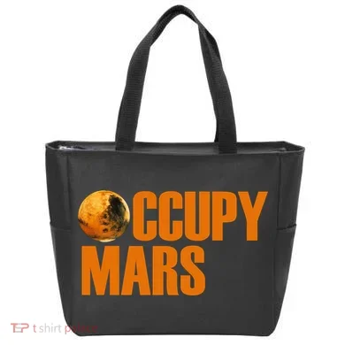 Occupy Mars Space Tote Bag
