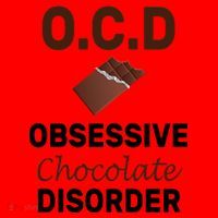 OCD Obsessive Chocolate Disorder Santa Hat thumb 1