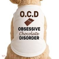 OCD Obsessive Chocolate Disorder Doggie Tank thumb 0