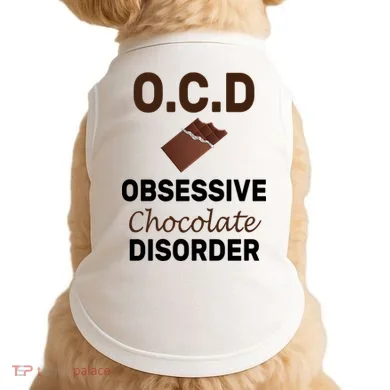 OCD Obsessive Chocolate Disorder Doggie Tank