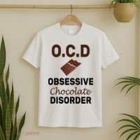 OCD Obsessive Chocolate Disorder T-Shirt thumb 2