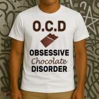OCD Obsessive Chocolate Disorder T-Shirt thumb 3