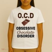 OCD Obsessive Chocolate Disorder T-Shirt thumb 4