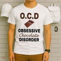 OCD Obsessive Chocolate Disorder T-Shirt thumb 6