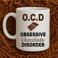 OCD Obsessive Chocolate Disorder Coffee Mug thumb 2