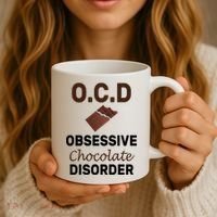 OCD Obsessive Chocolate Disorder Coffee Mug thumb 3