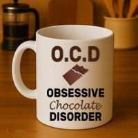 OCD Obsessive Chocolate Disorder Coffee Mug thumb 4