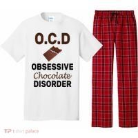 OCD Obsessive Chocolate Disorder Pajama Set thumb 0