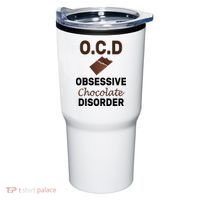 OCD Obsessive Chocolate Disorder Tumbler thumb 0