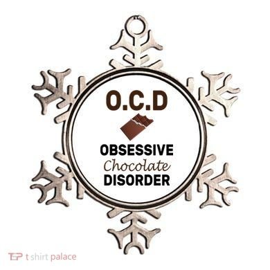 OCD Obsessive Chocolate Disorder Ornament