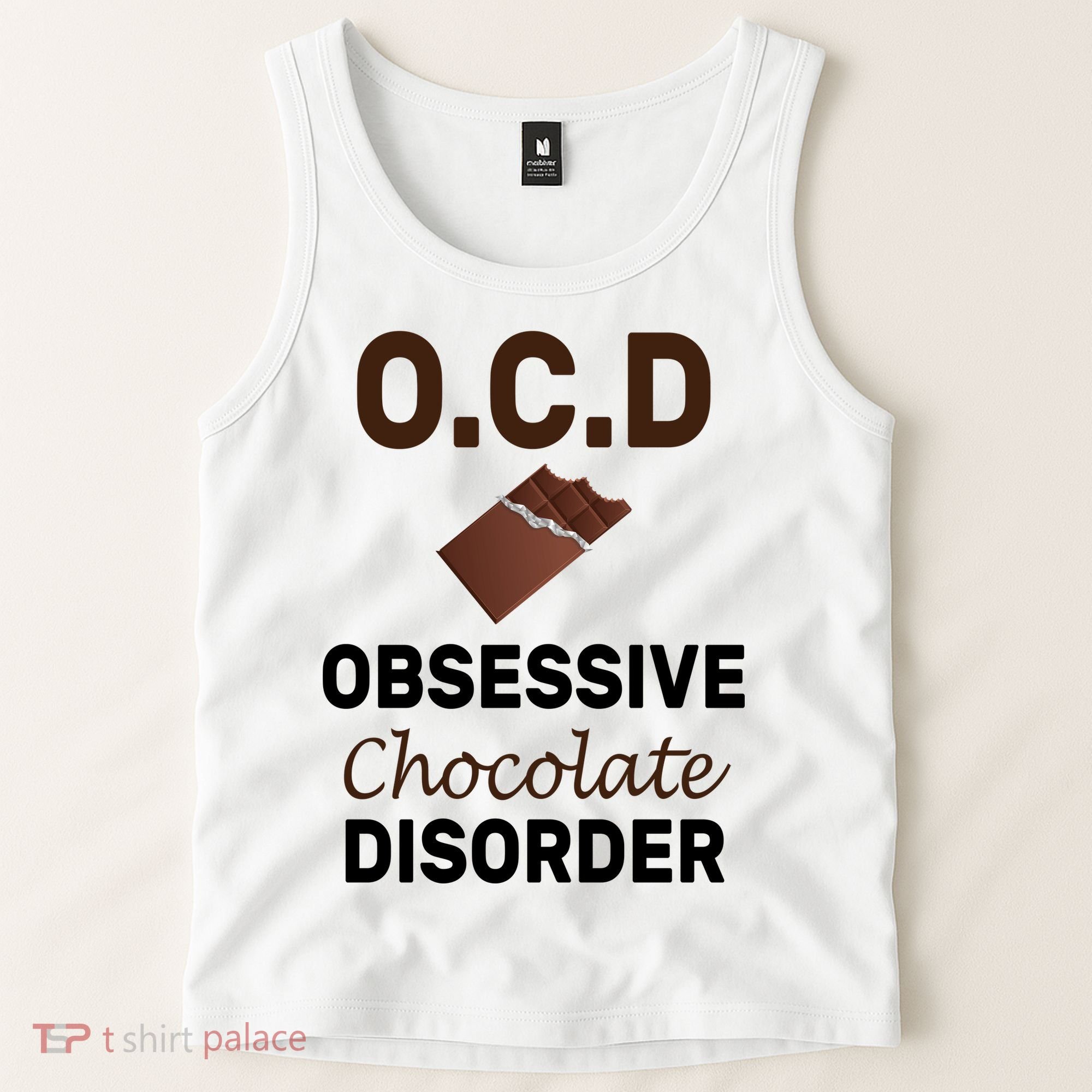 OCD Obsessive Chocolate Disorder Tank Top