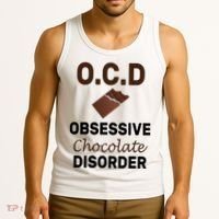 OCD Obsessive Chocolate Disorder Tank Top thumb 3