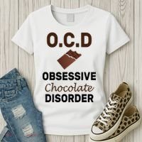 OCD Obsessive Chocolate Disorder Women's T-Shirt thumb 3