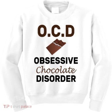 OCD Obsessive Chocolate Disorder Kids Sweatshirt