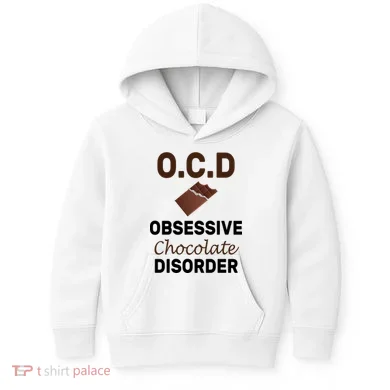 OCD Obsessive Chocolate Disorder Kids Hoodie