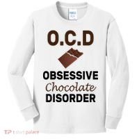 OCD Obsessive Chocolate Disorder Kids Long Sleeve Shirt thumb 0