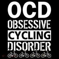 OCD Obsessive Cycling Disorder Ornament thumb 1