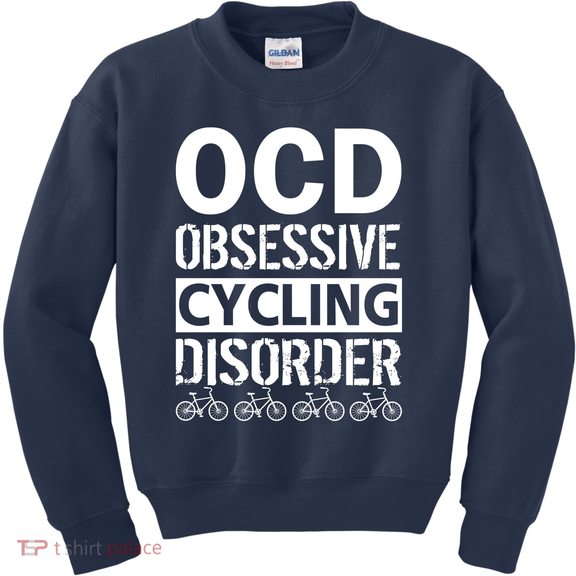 OCD Obsessive Cycling Disorder Kids Sweatshirt