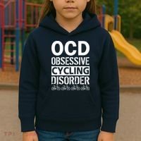 OCD Obsessive Cycling Disorder Kids Hoodie thumb 3