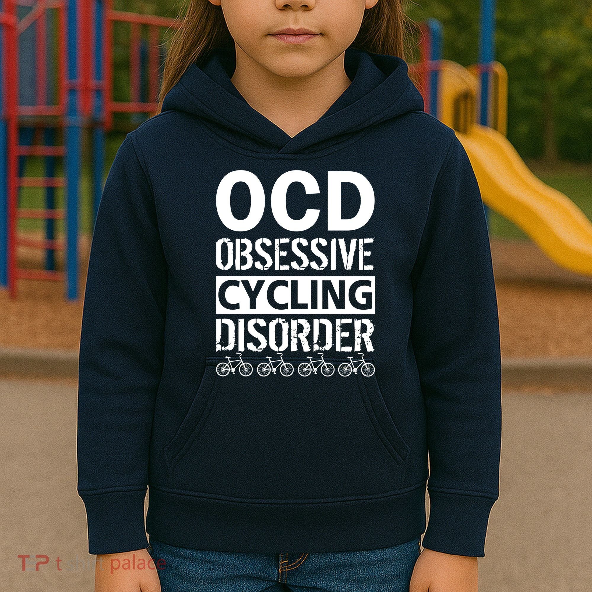OCD Obsessive Cycling Disorder Kids Hoodie