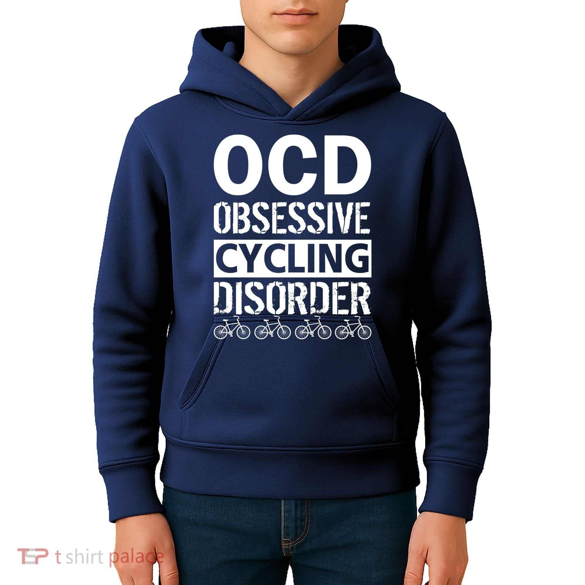 OCD Obsessive Cycling Disorder Kids Hoodie