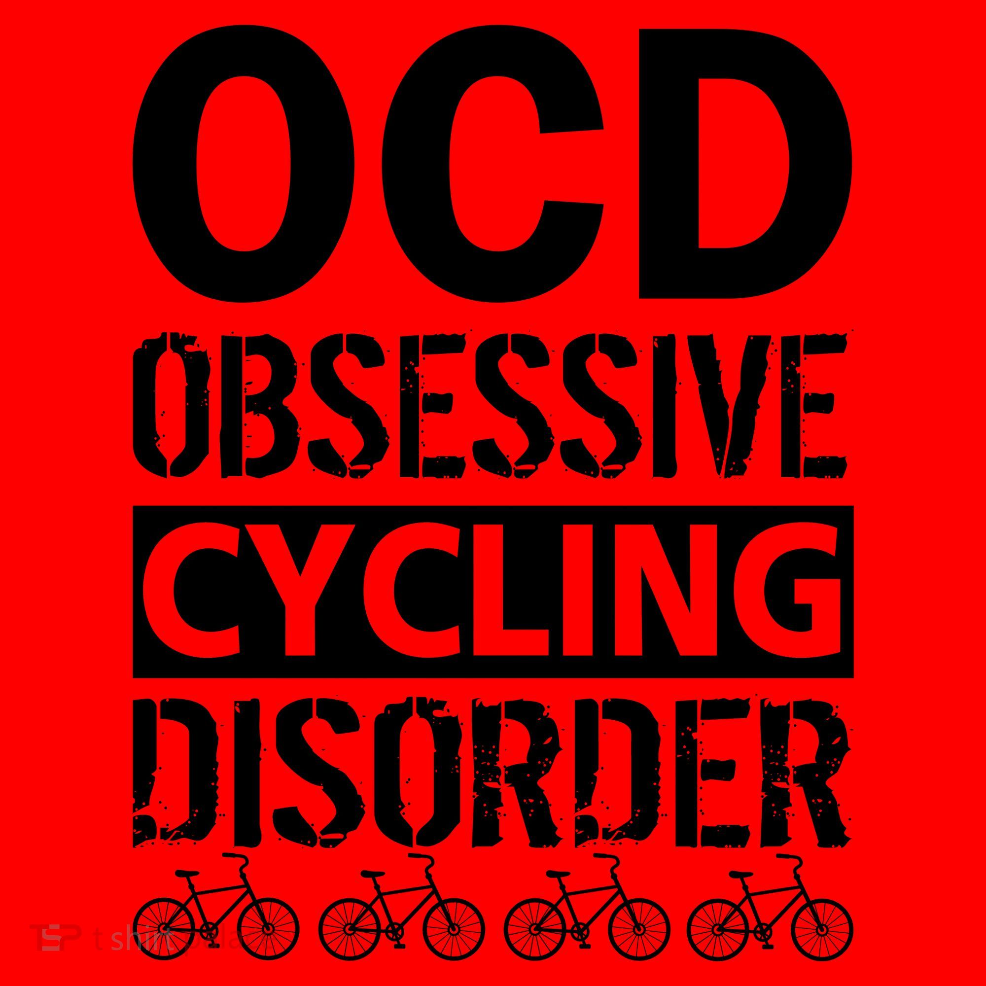 OCD Obsessive Cycling Disorder Santa Hat