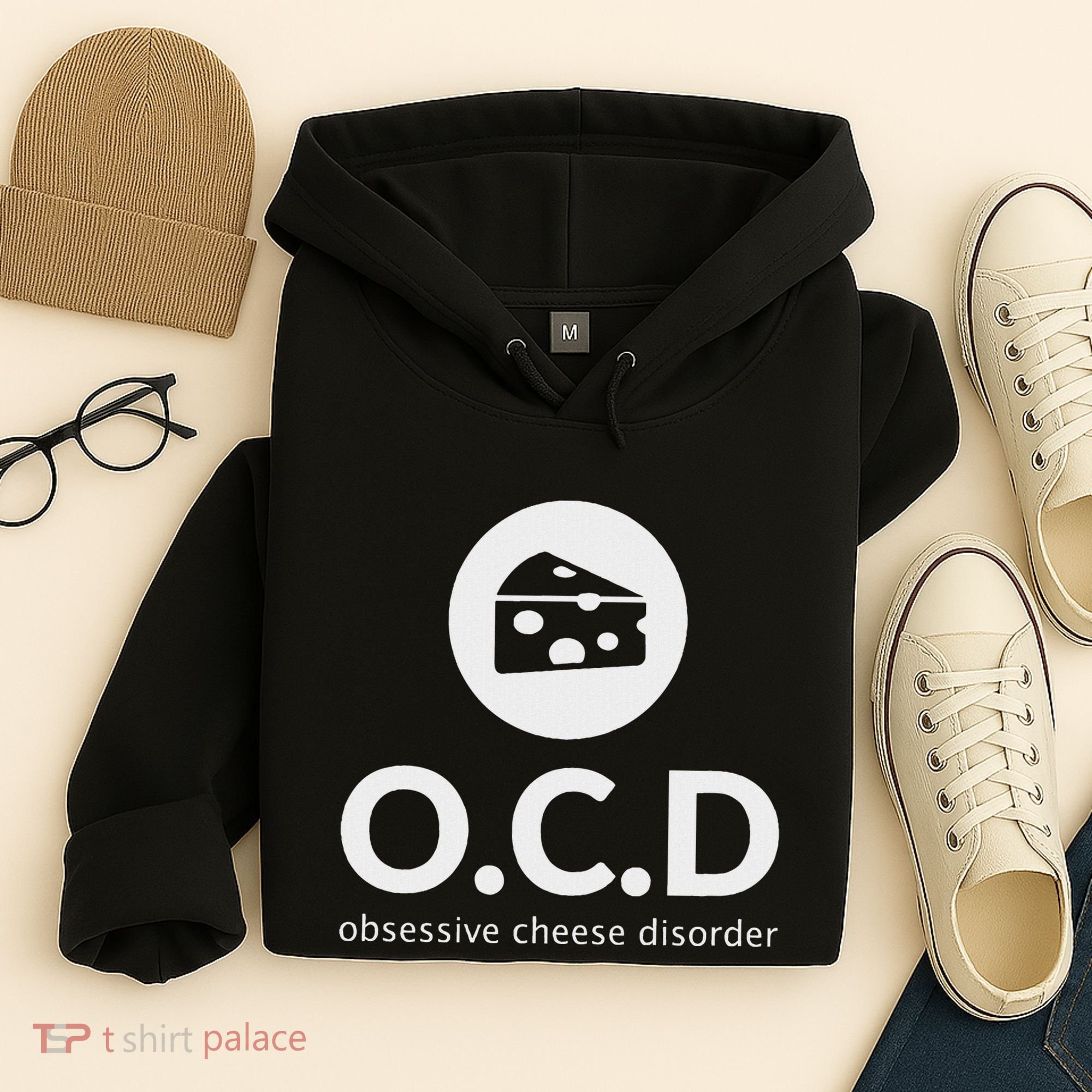 Obsessive Cheese Disorder Funny Cheese Lover Gift Hoodie