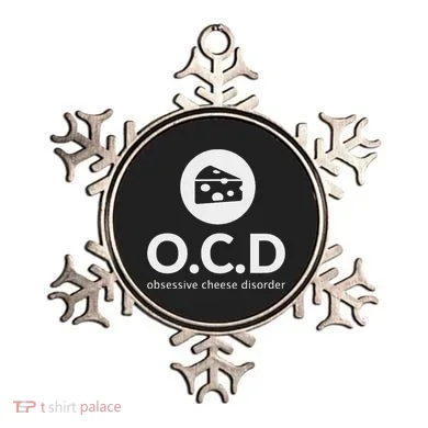 Obsessive Cheese Disorder Funny Cheese Lover Gift Ornament