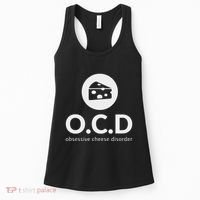 Obsessive Cheese Disorder Funny Cheese Lover Gift Women's Tank Top thumb 0