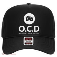 Obsessive Cheese Disorder Funny Cheese Lover Gift Hat thumb 0