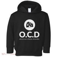 Obsessive Cheese Disorder Funny Cheese Lover Gift Toddler Hoodie thumb 0