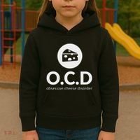 Obsessive Cheese Disorder Funny Cheese Lover Gift Kids Hoodie thumb 3