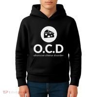 Obsessive Cheese Disorder Funny Cheese Lover Gift Kids Hoodie thumb 4