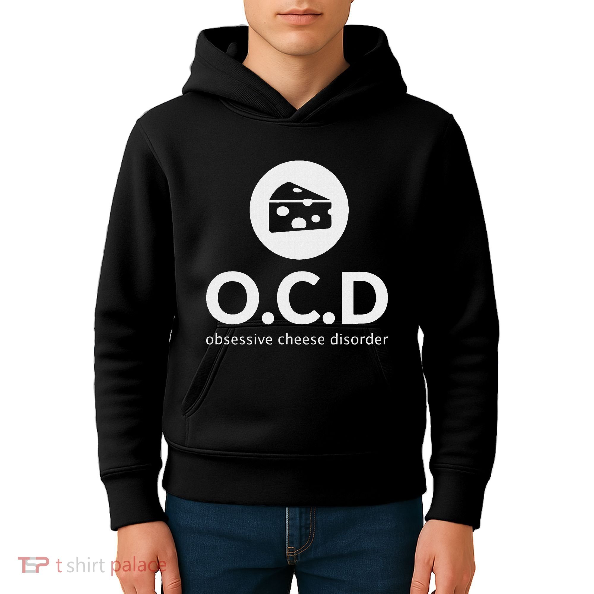 Obsessive Cheese Disorder Funny Cheese Lover Gift Kids Hoodie
