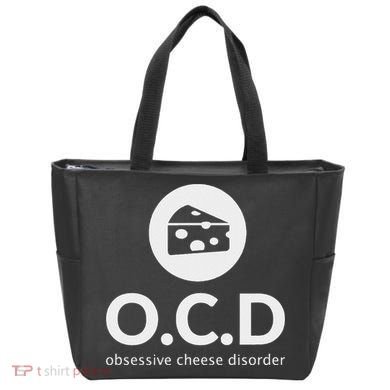 Obsessive Cheese Disorder Funny Cheese Lover Gift Tote Bag