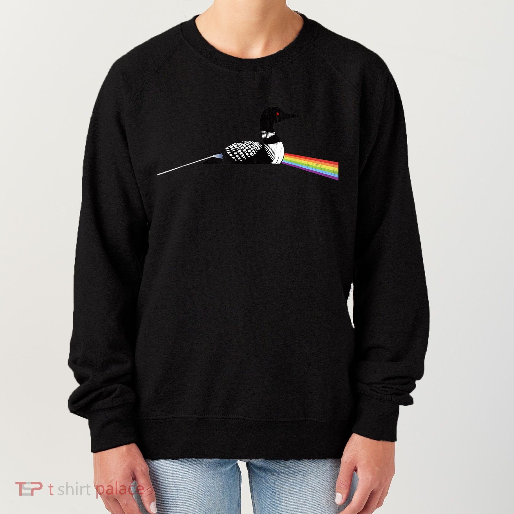Original Classic Dark Side Of The Loon Bird Watching Women's Sweatshirt