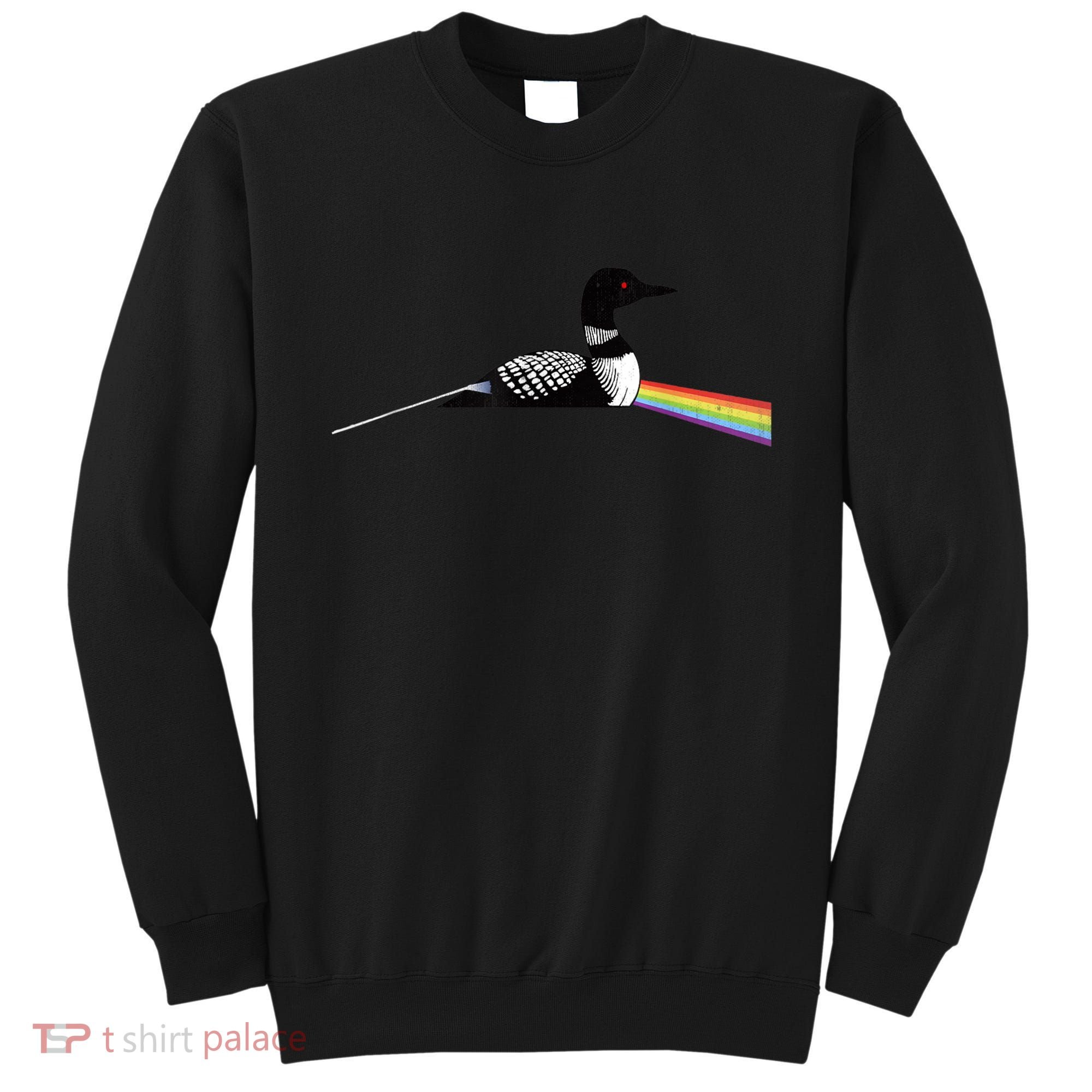 Original Classic Dark Side Of The Loon Bird Watching Sweatshirt