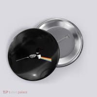 Original Classic Dark Side Of The Loon Bird Watching Button thumb 0