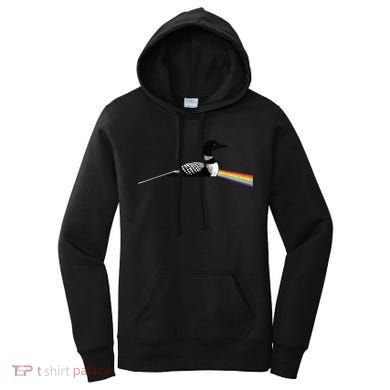 Original Classic Dark Side Of The Loon Bird Watching Women's Hoodie