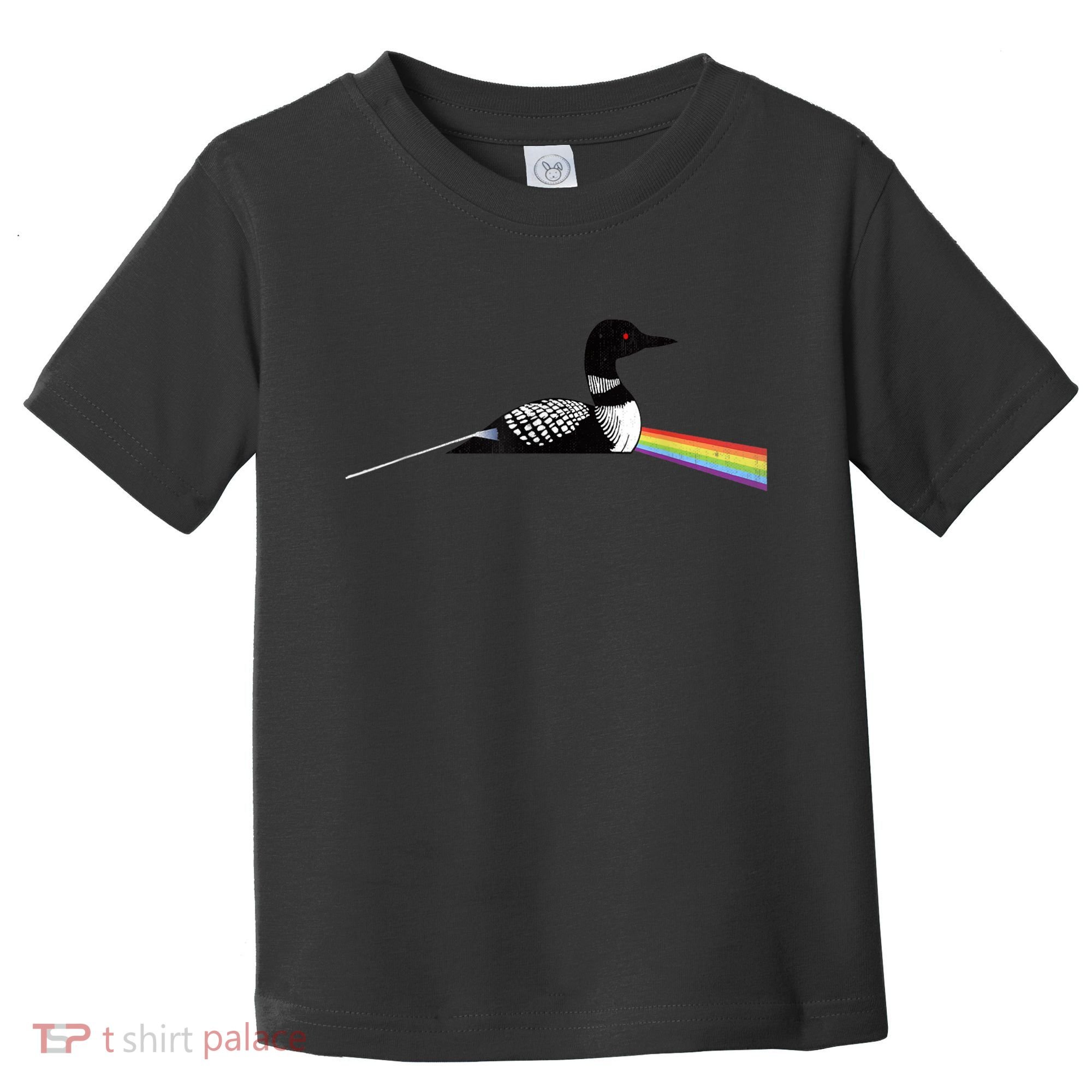 Original Classic Dark Side Of The Loon Bird Watching Toddler T-Shirt