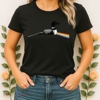 Original Classic Dark Side Of The Loon Bird Watching Women's T-Shirt thumb 2